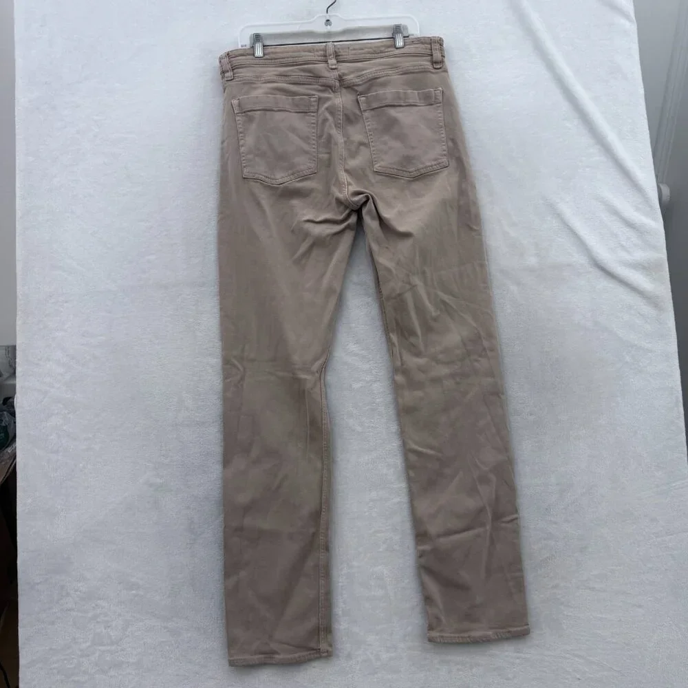 Revtown Sharp Pants Mens 35x34 (34x33) Beige Straight Leg Stretch